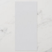 バラフェイクフォーマルアイボリークラシック結婚s メニュー (裏面)