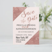 バラフェイク金ゴールドきらめくグリッターのセク救ン日 セーブザデート (スタンド正面)