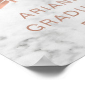 バラフェイク金ゴールドと大理石 |グラードパーティーへようこそ ポスター (角)