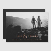 バラフェイク金ゴールドアンパサンド|写真ありがとう (正面/裏面)