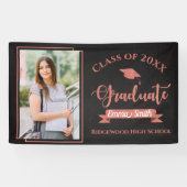 バラフェイク金ゴールドクラス2025写真卒業 横断幕 (横)