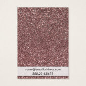 バラフェイク金ゴールドグリッターイヤリングホルダー表示カード (裏面)