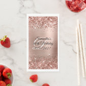 バラフェイク金ゴールドグリッター及びフォイル80誕生日 (インサイチュ)