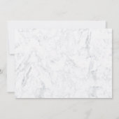 バラフェイク金ゴールドタイポグラフィシックバルミツワー 招待状 (裏面)