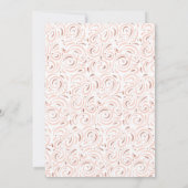 バラフェイク金ゴールドバプテスマ招待状 招待状 (裏面)