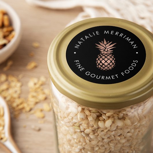 バラフェイク金ゴールドパイナップル ラウンドシール