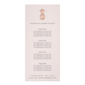 バラフェイク金ゴールドパイナップル |価格またはサービス ラックカード (正面)