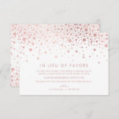 バラフェイク金箔紙吹雪 エンクロージャーカード (正面/裏面)