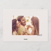 バラフェイク金箔聖降誕祭と新年 シーズンカード (裏面)