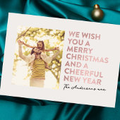 バラフェイク金箔聖降誕祭と新年 シーズンカード