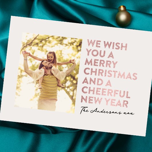 バラフェイク金箔聖降誕祭と新年 シーズンカード