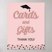 バラフォイルのスクリプト紙吹雪カード&ギフトグラッドサイン ポスター (正面)