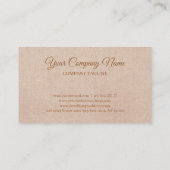 バラフォグリネンテクスチャ 名刺 (裏面)