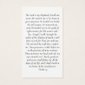 バラフォトメモリアル祈りの言葉カード (裏面)