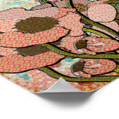 バラフクロウドリーミーデイヴィンテージポスター ポスター (角)