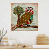 バラフクロウドリーミーデイヴィンテージポスター ポスター (キッチン)