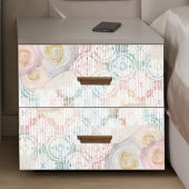 バラフラスオンヴィンテージレトロアンティークリネンレース 薄葉紙