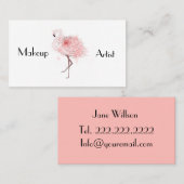 バラフラミンゴ 名刺 (正面/裏面)