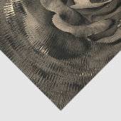 バラフラワーイン開花抽象芸術セピアデクページ 薄葉紙 (詳細)