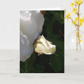 バラフラワーカード カード (黄色い花)