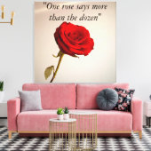 バラフラワーキャンバス印刷「美しい開花」 キャンバスプリント (インサイチュ (リビング))