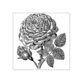 バラフラワーゴムスタンプ ラバースタンプ (インプリント)