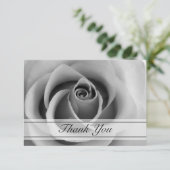 バラフラワーサンキューユア悔やみや弔慰 サンキューカード (スタンド正面)