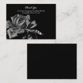 バラフラワーサンキュー ノートカード (正面/裏面)