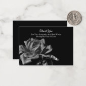 バラフラワーサンキュー ノートカード (正面/裏面インサイチュ)