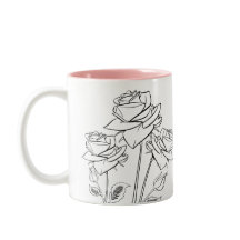 バラフラワーズスケッチガーデナーマグ