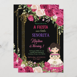 バラフラワーズフィエスタフローラ1st birthday 招待状