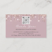 バラフラワーズロゴイベントプランナーQRCODE 名刺 (裏面)