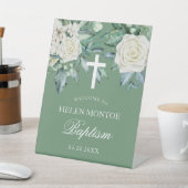 バラフラワーユーカリプテスバプテスグリーン 台座サイン (インサイチュ)