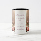 バラフラワー妖精 ツートーンマグカップ (中央)