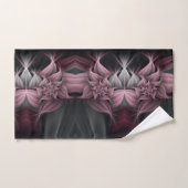 バラフラワー素晴らしフラクタル バスタオルセット (ハンドタオル)