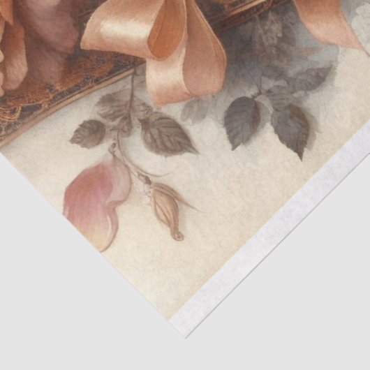 バラフランスのエッフェルタワーロマンスデクページ 薄葉紙 (詳細)