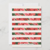 バラフレームガレンティーンズデイ招待状-アイボリー 招待状 (裏面)