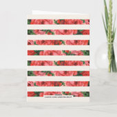 バラフレームバレンタインの写真カード – アイボリー サンキューカード (裏面)