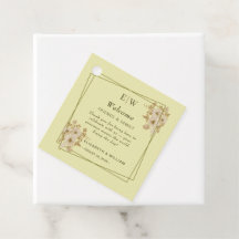 バラフレーム – モノグラムシナ結婚リア黄色