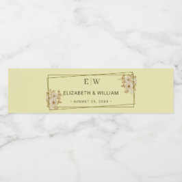 バラフレーム – モノグラムシナ結婚リア黄色 ペットボトルラベル