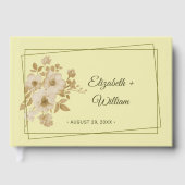 バラフレーム – 天結婚黄 ゲストブック (正面)