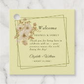 バラフレーム – 天結婚黄 フェイバータグ (正面)