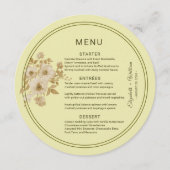 バラフレーム – 天結婚黄 メニュー (正面)