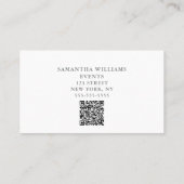 バラフローライベントプランナー名刺 名刺 (裏面)