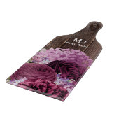 バラフローラカントリーキッチンDIYモノグラム名 カッティングボード (角)