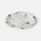 バラフローラガーデンパターン ペーパープレート (アングル)