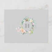 バラフローラガーランド結婚70周年記念 インビテーションポストカード (裏面)