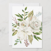 バラフローラジオメトリブライダルシャワーの招待 招待状 (裏面)