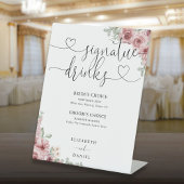 バラフローラハートス結婚クリプトのシグネチャードリンク 台座サイン