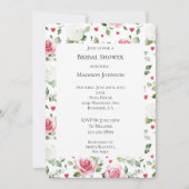 バラフローラハートブライダルシャワー 招待状 (正面)
